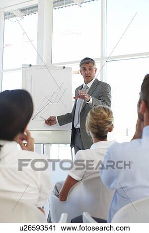 Stock Image - Corporate presentation. Fotosearch