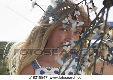 Stock Photo - Cute girl portrait. Fotosearch