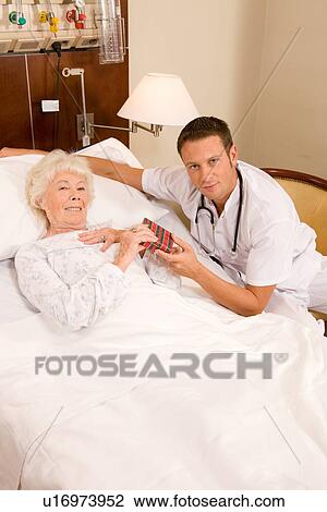 Doctor and a patient portrait View Large Photo Image Stock Image - Doctor and a patient portrait. Fotosearch
