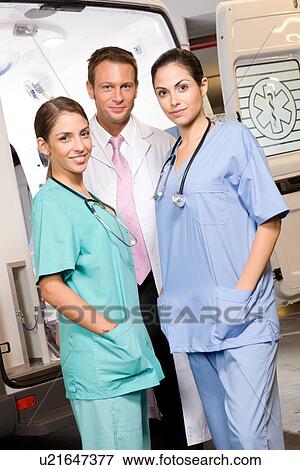 Doctor with nurses View Large Photo Image Stock Photo - Doctor with nurses. Fotosearch