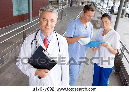 Stock Image - Doctors portrait. Fotosearch