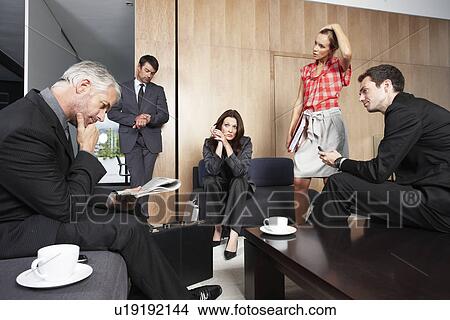 Executive team waiting View Large Photo Image Picture - Executive team waiting. Fotosearch