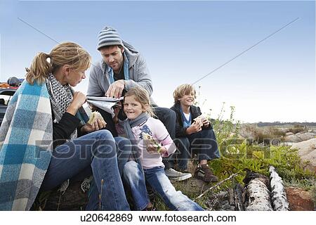 Family in the countryside View Large Photo Image Stock Photo - Family in the countryside. Fotosearch
