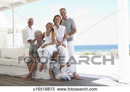 Family in their design house View Large Photo Image Stock Image - Family in their design house. Fotosearch