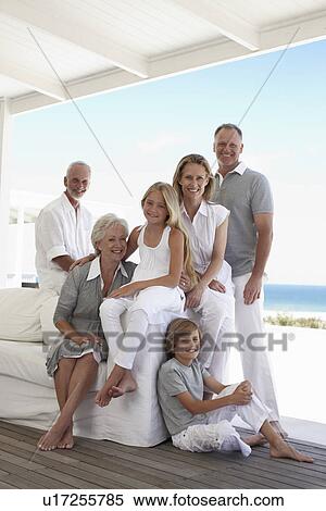 Stock Photography - Family portrait. Fotosearch