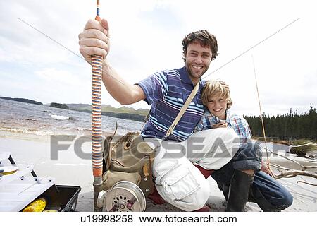 Stock Photo - Father and son. Fotosearch