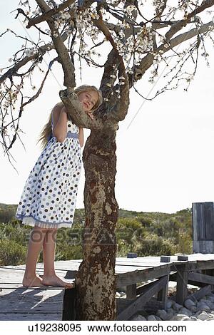 Stock Photography - Girl in the countryside. Fotosearch