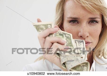 Girl with banknotes portrait View Large Photo Image Stock Image - Girl with banknotes portrait. Fotosearch