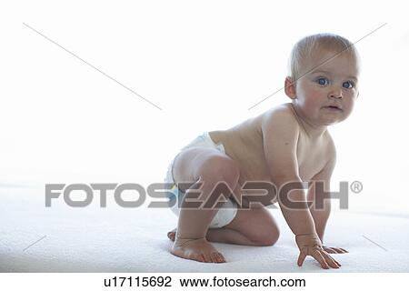Stock Image - Happy baby. Fotosearch