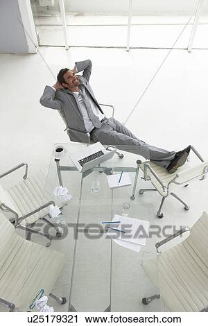 Stock Image - Happy businessman. Fotosearch