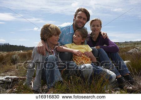 Stock Image - Happy family. Fotosearch