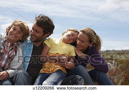 Happy Family View Large Photo Image Stock Photograph - Happy Family. Fotosearch
