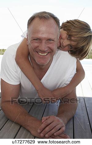 Happy father and son View Large Photo Image Stock Photo - Happy father and son. Fotosearch