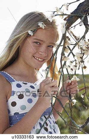 Stock Image - Happy little girl. Fotosearch