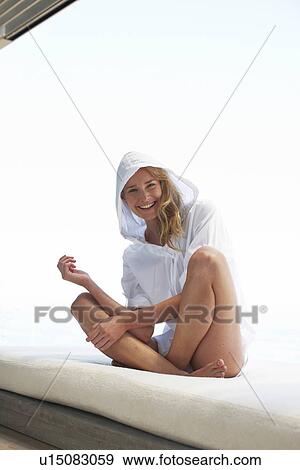 Stock Photo - Happy young woman. Fotosearch