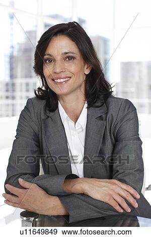 Stock Photo - Mature business woman. Fotosearch
