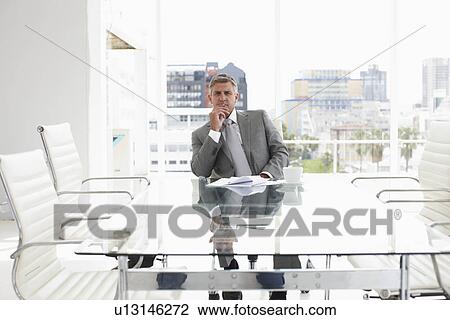 Stock Image - Mature executive. Fotosearch
