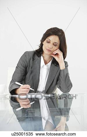 Mature woman at work View Large Photo Image Stock Photography - Mature woman at work. Fotosearch