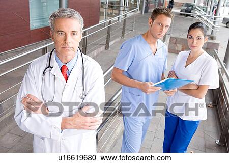 Stock Image - Physicians team. Fotosearch