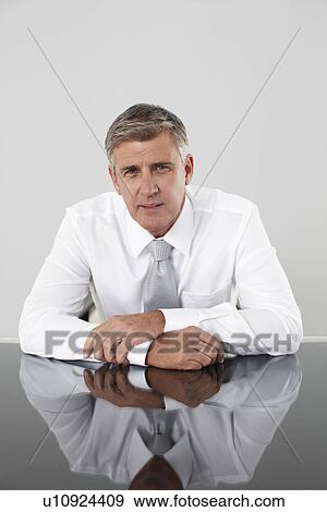 Positive banker View Large Photo Image Stock Photo - Positive banker. Fotosearch