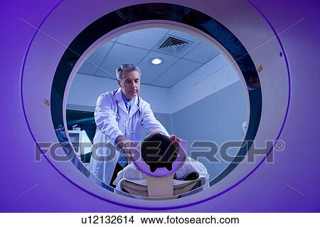 Picture - Radiologist at work. Fotosearch