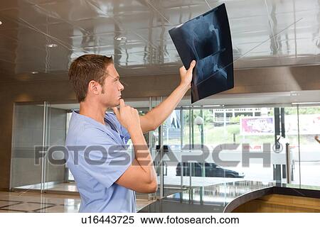 Stock Photography - Radiologist at work. Fotosearch