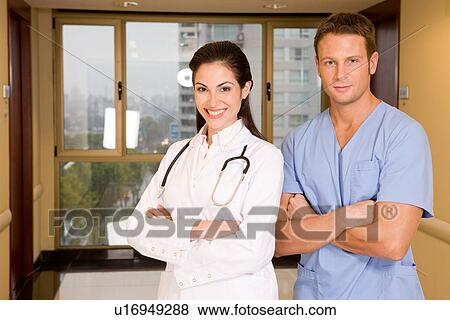 Stock Photo - Reliable doctors. Fotosearch