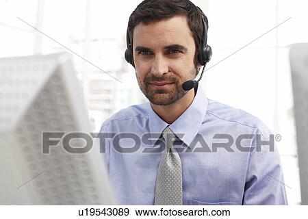 Stock Photo - Sales agent. Fotosearch