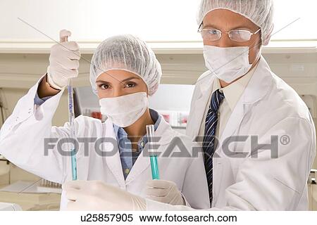 Stock Photography - Scientists colleagues. Fotosearch
