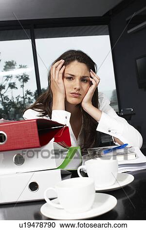 Tired girl View Large Photo Image Stock Image - Tired girl. Fotosearch