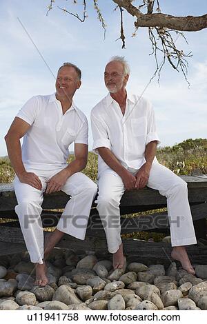 Two men generations View Large Photo Image Stock Photo - Two men generations. Fotosearch