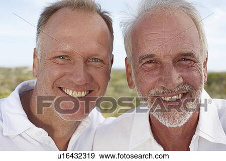 Two men generations View Large Photo Image Stock Photo - Two men generations. Fotosearch