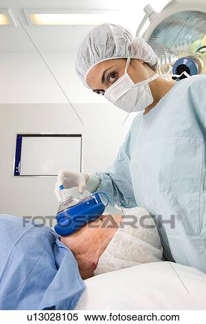 Stock Photography - Young anesthesiologist. Fotosearch