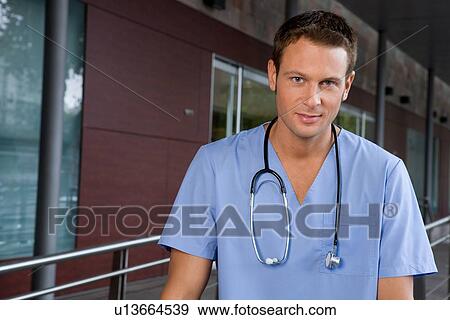 Young attractive doctor View Large Photo Image Stock Photo - Young attractive doctor. Fotosearch