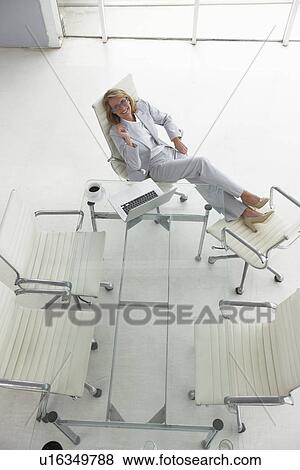 Young confident woman View Large Photo Image Stock Photo - Young confident woman. Fotosearch