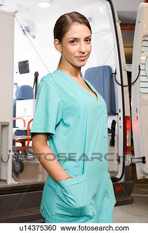 Stock Image - Young doctor. Fotosearch