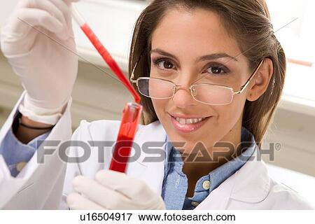 Young laboratory technician View Large Photo Image Stock Photo - Young laboratory technician. Fotosearch