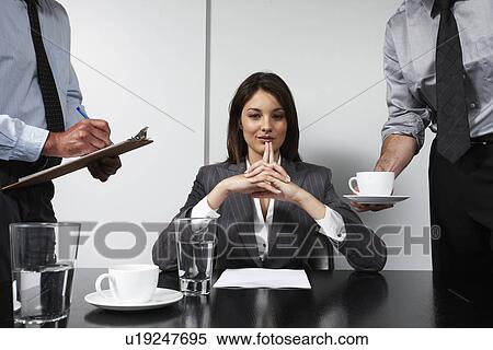 Stock Photography - Young successful businesswoman. Fotosearch