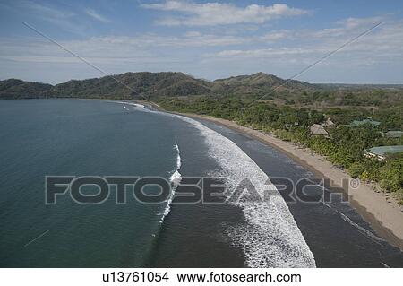Aerial view of the shoreline of Costa Rica View Large Photo Image Picture - Aerial view of the shoreline of Costa Rica. Fotosearch