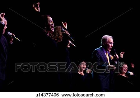 Stock Photograph - Andy Williams performs at the Moon River Theatre in Branson, Missouri. Fotosearch