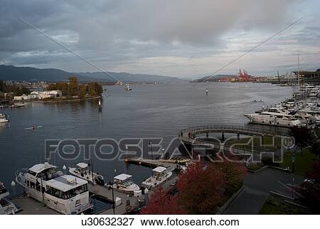 Boats at the marina in Vancouver, British Columbia, Canada View Large Photo Image Stock Photo - Boats at the marina in Vancouver, British Columbia, Canada. Fotosearch