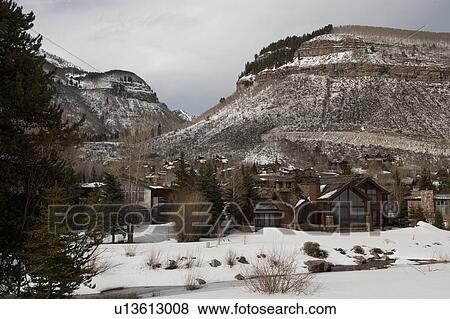 Buildings in Vail Colorado View Large Photo Image Stock Photo - Buildings in Vail Colorado. Fotosearch