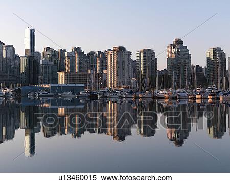Stock Photography - City skyline of Vancouver, British Columbia, Canada. Fotosearch