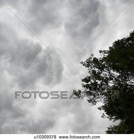 Stock Photo - Clouds over Lake of the Woods, Ontario. Fotosearch