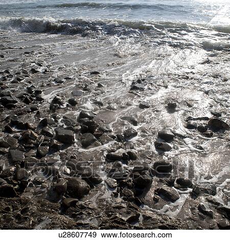 Stock Photo - Costa Rica rocky coastline. Fotosearch