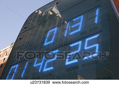 Digital time clock in Vancouver, British Columbia, Canada View Large Photo Image Stock Photo - Digital time clock in Vancouver, British Columbia, Canada. Fotosearch