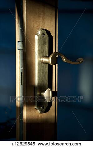 Stock Photography - Door knob handle and lock. Fotosearch