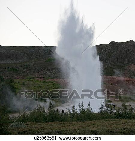 Erupting exploding geyser View Large Photo Image Stock Image - Erupting exploding geyser. Fotosearch