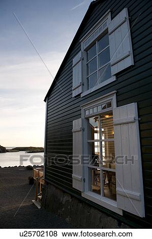 Exterior of a home in Iceland View Large Photo Image Stock Photo - Exterior of a home in Iceland. Fotosearch