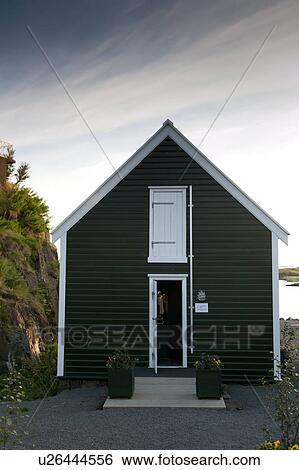 Stock Photograph - Exterior of a home in Iceland. Fotosearch